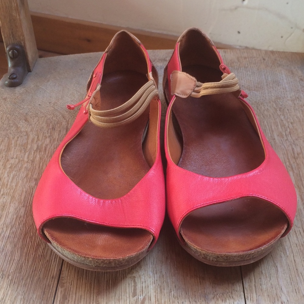 Spring Step open toe, slip on shoes
